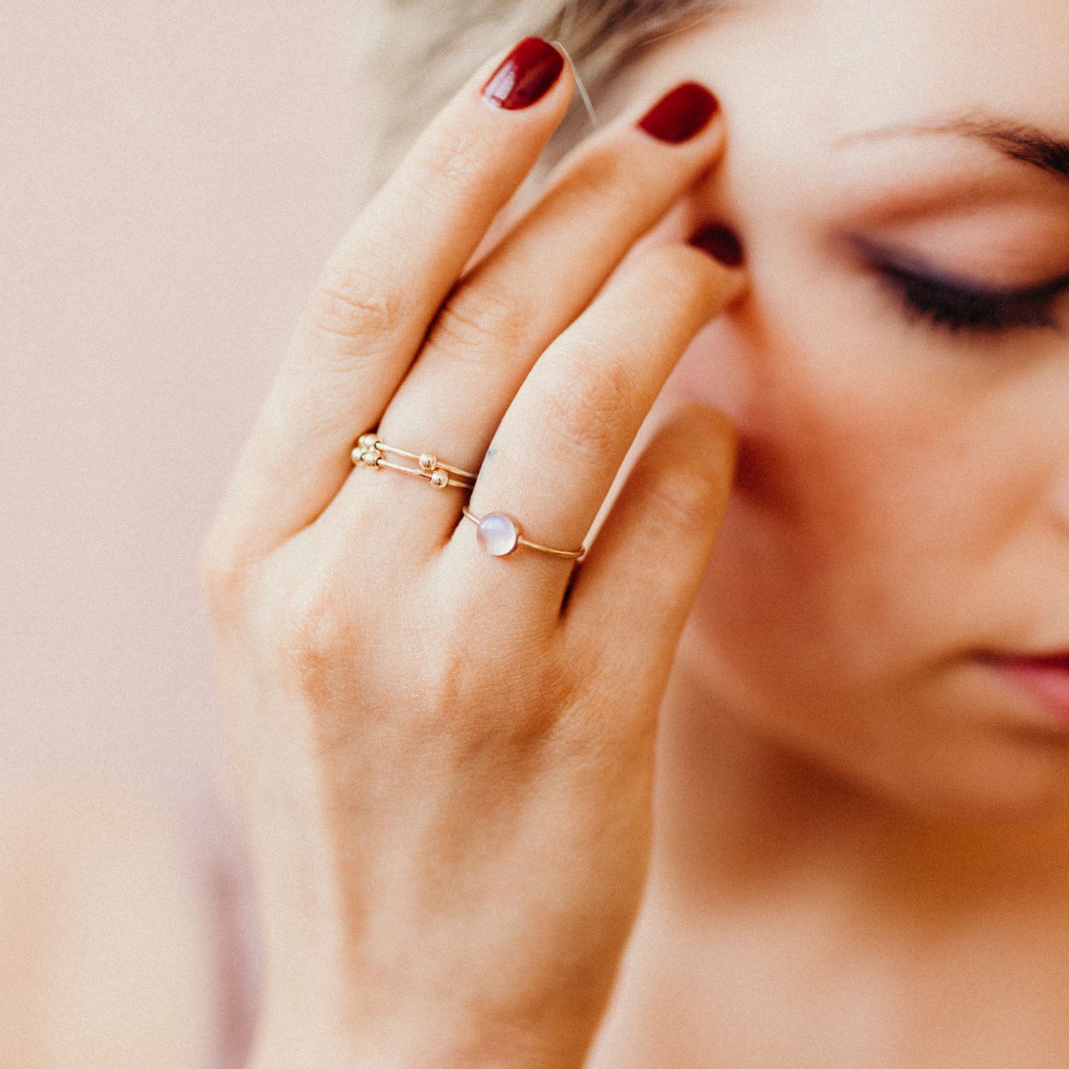 Abacus Bead Stacking Anxiety Ring - Favor Jewelry