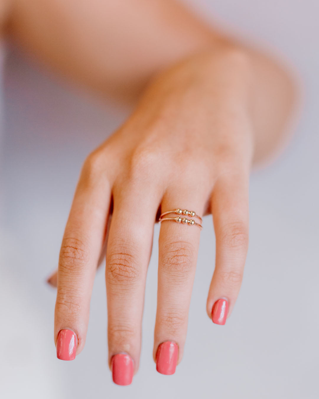 Abacus Bead Stacking Anxiety Ring - Favor Jewelry