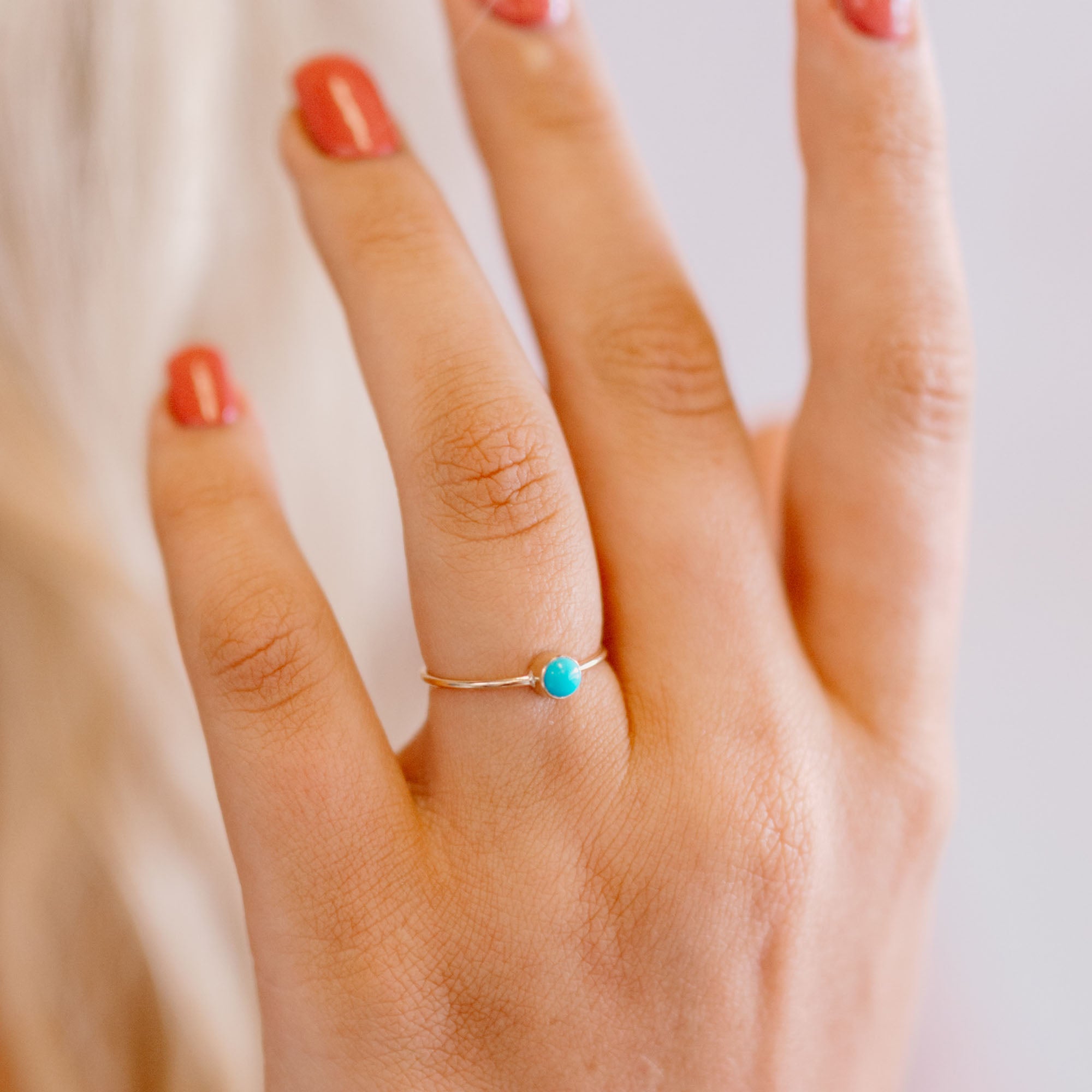 Turquoise Circa Ring 14k Gold Fill - Favor Jewelry