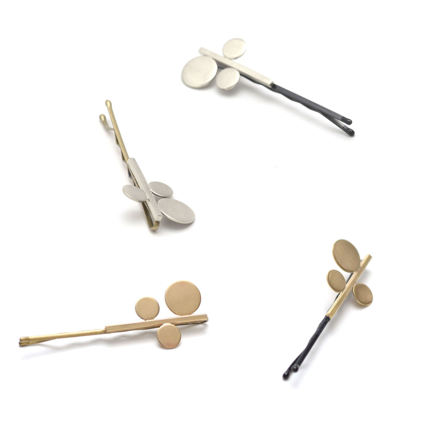 Modern Brass Nomad Bobbies Hair Pin - Favor Jewelry