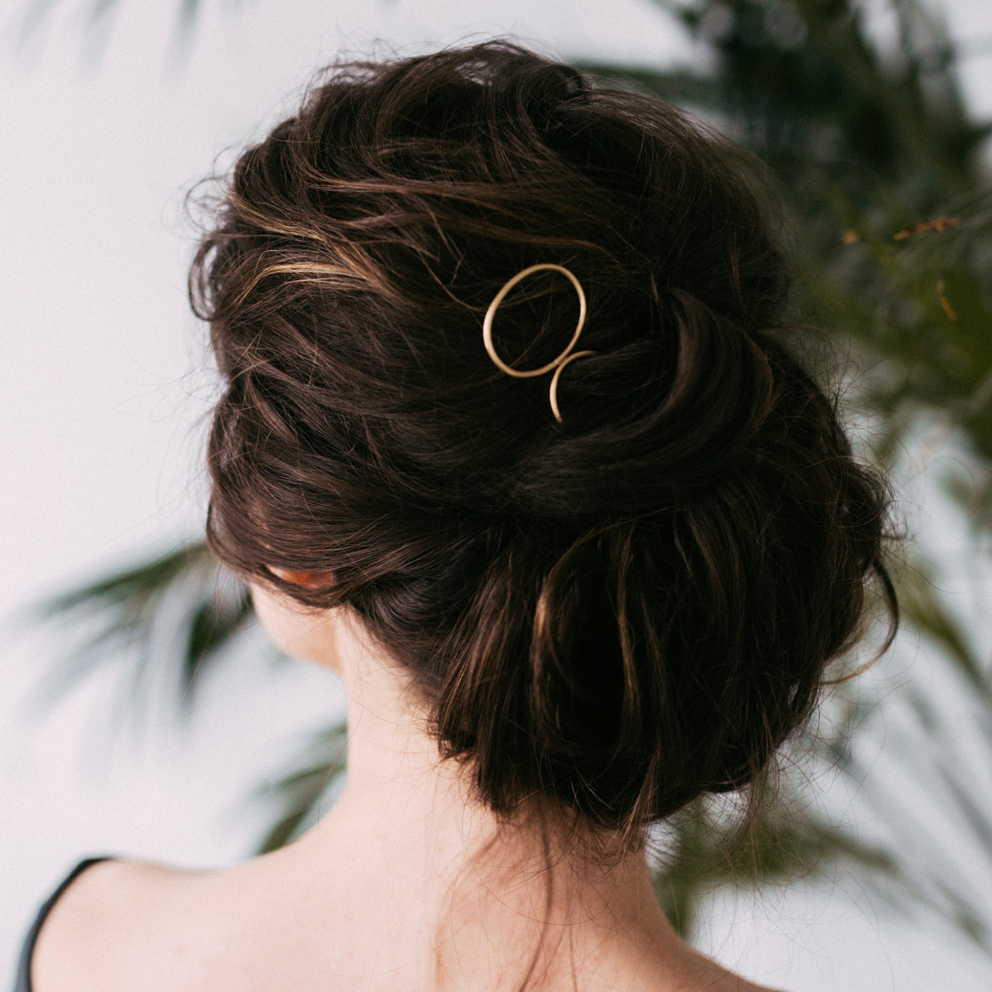 Modern Oval Hair Pin - Favor Jewelry