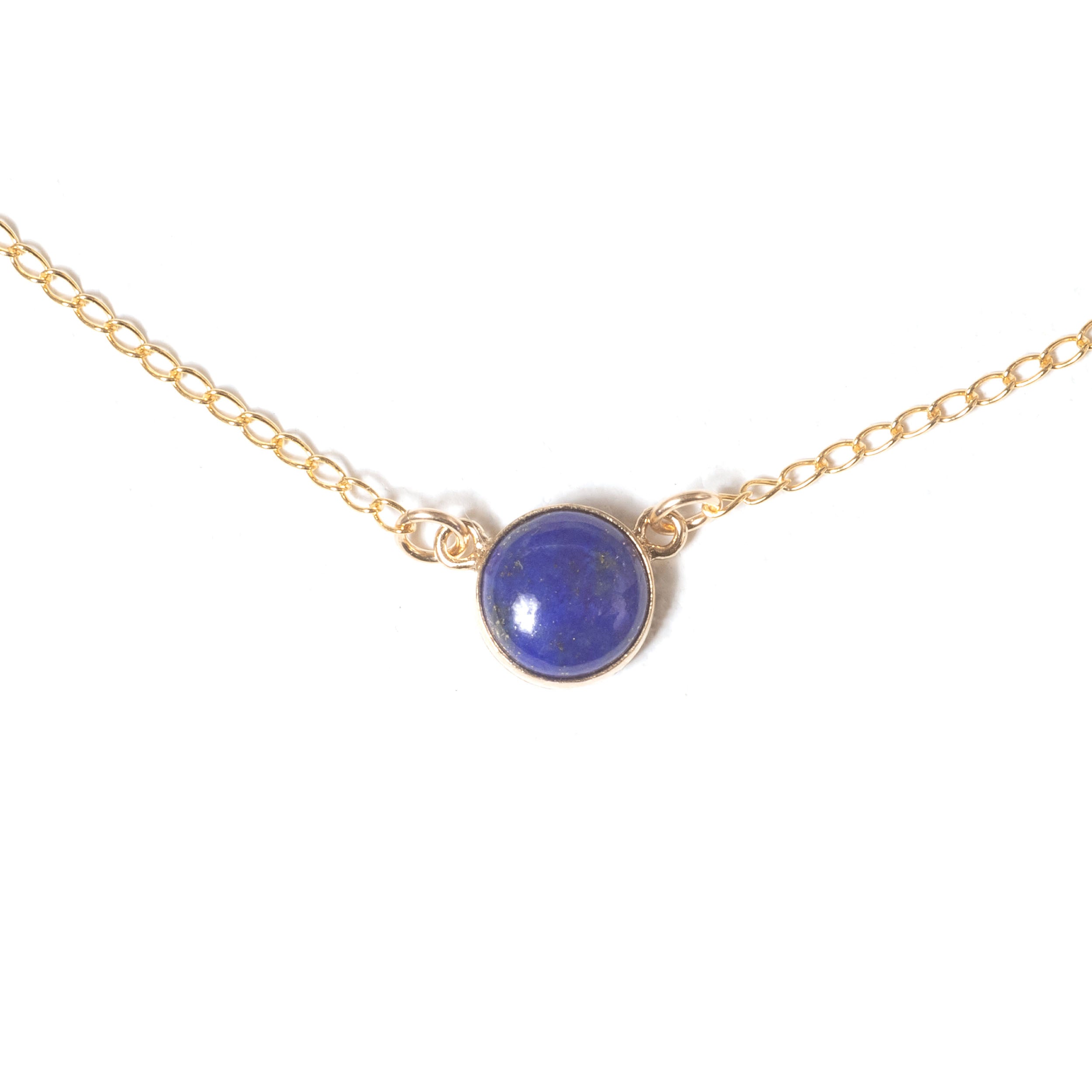 Lapis Curio Gemstone Necklace - Favor Jewelry