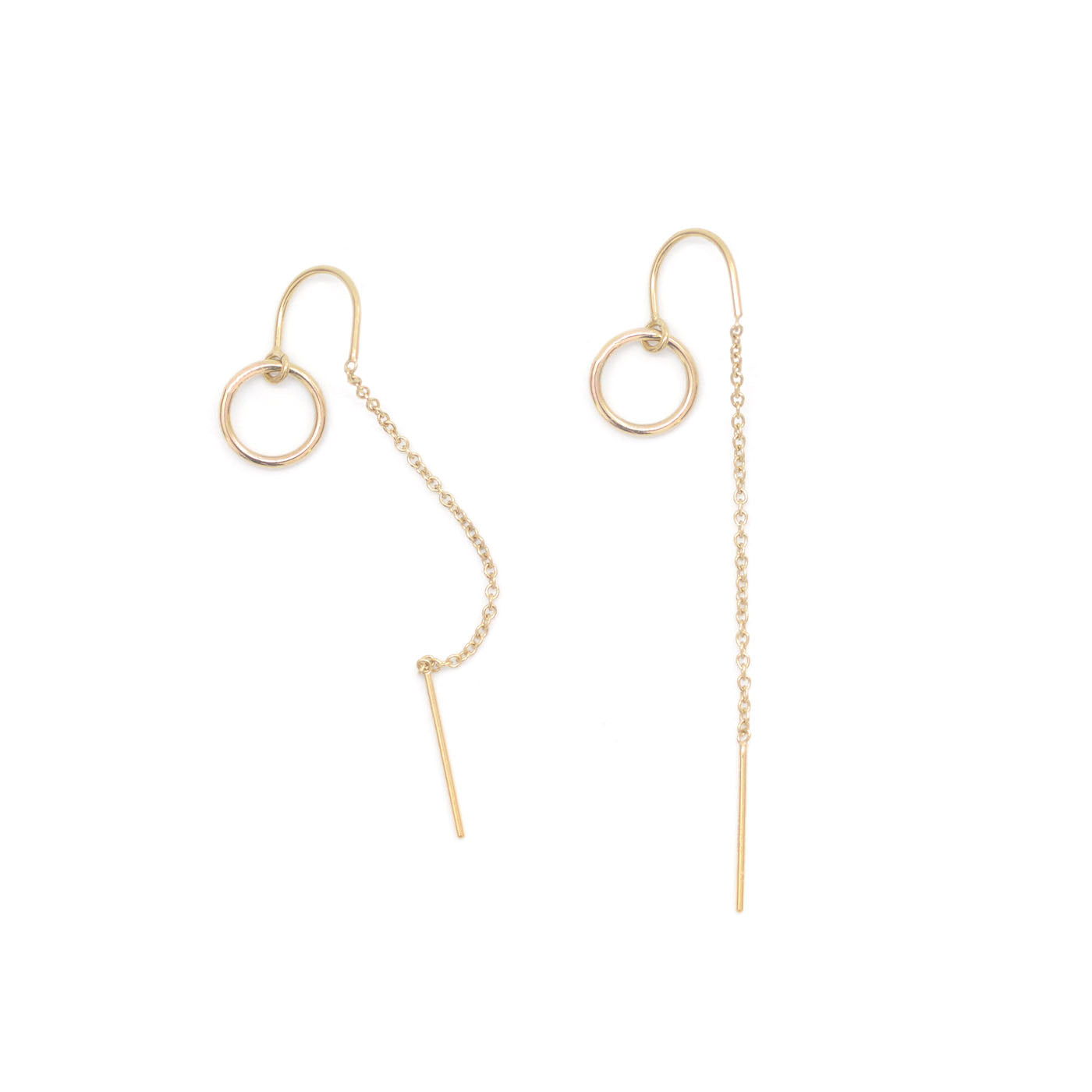 Tiny Loop Thread Earrings - Favor Jewelry