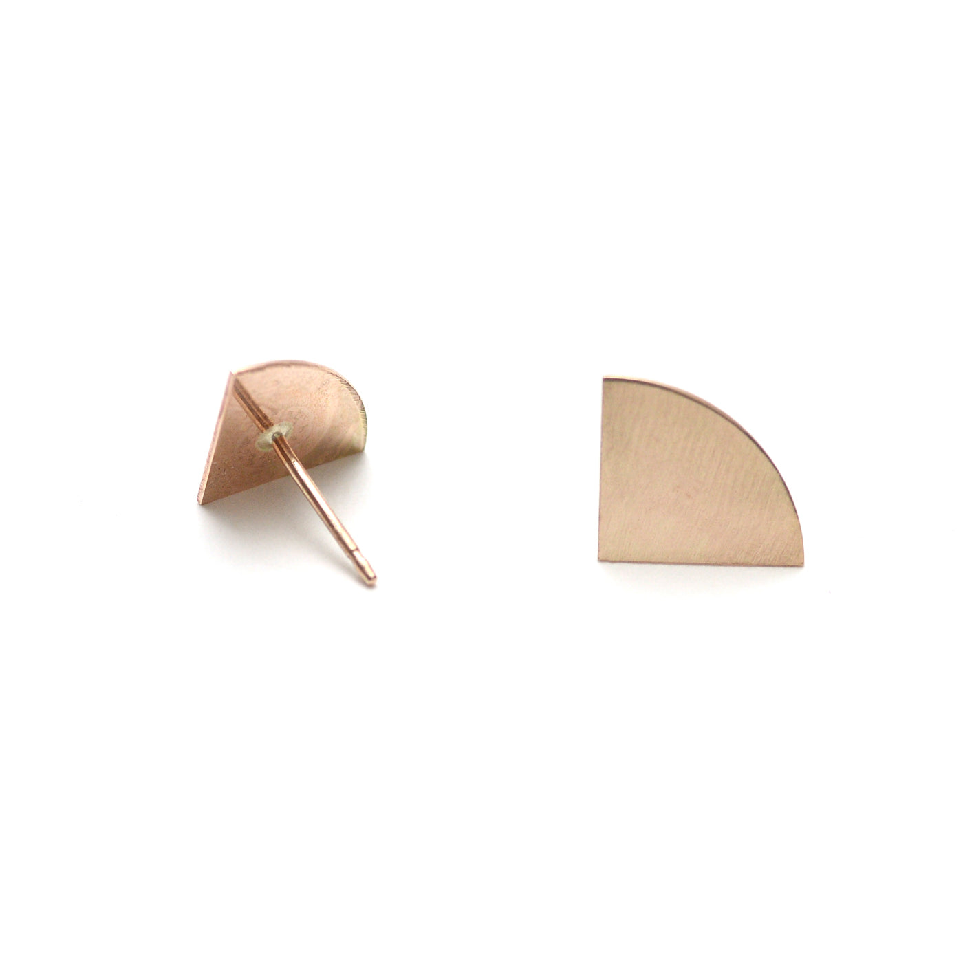 Geometric Shield Hedge Post Earrings - Favor Jewelry