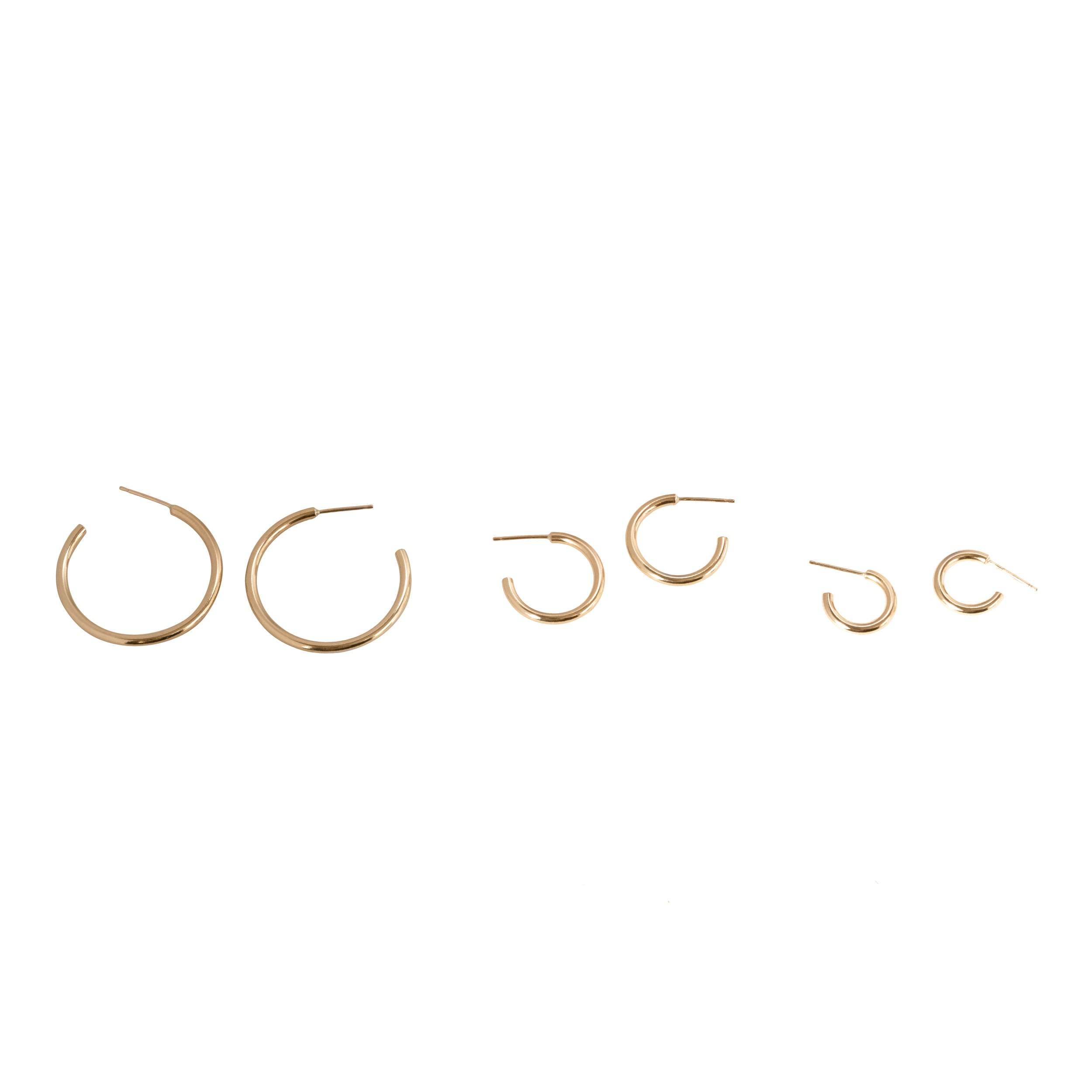 Chunky Pipe Hoops - Favor Jewelry