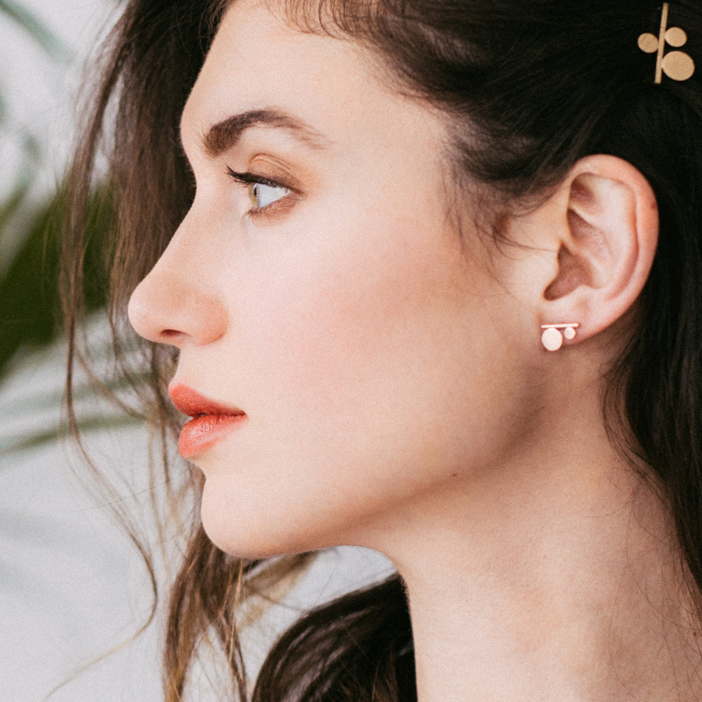 Tiny Modern Nomad Post Earrings - Favor Jewelry