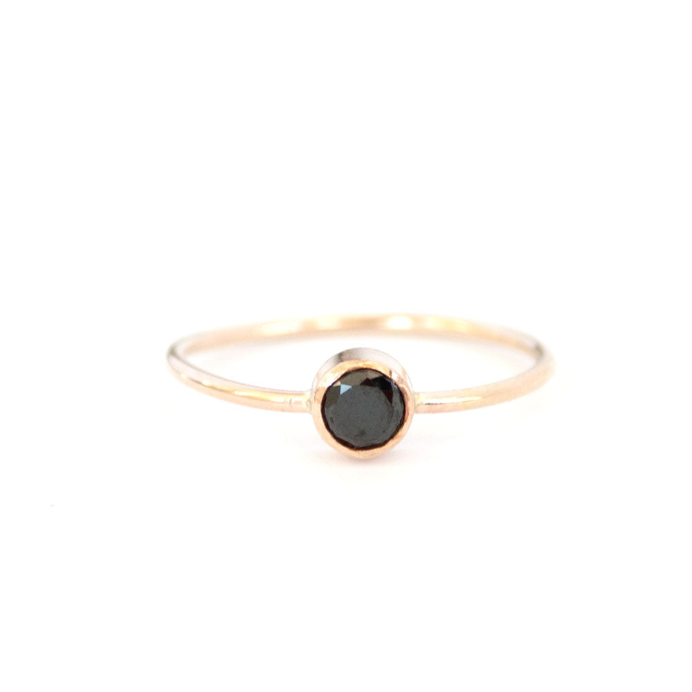 Black Circa Ring - Favor Jewelry