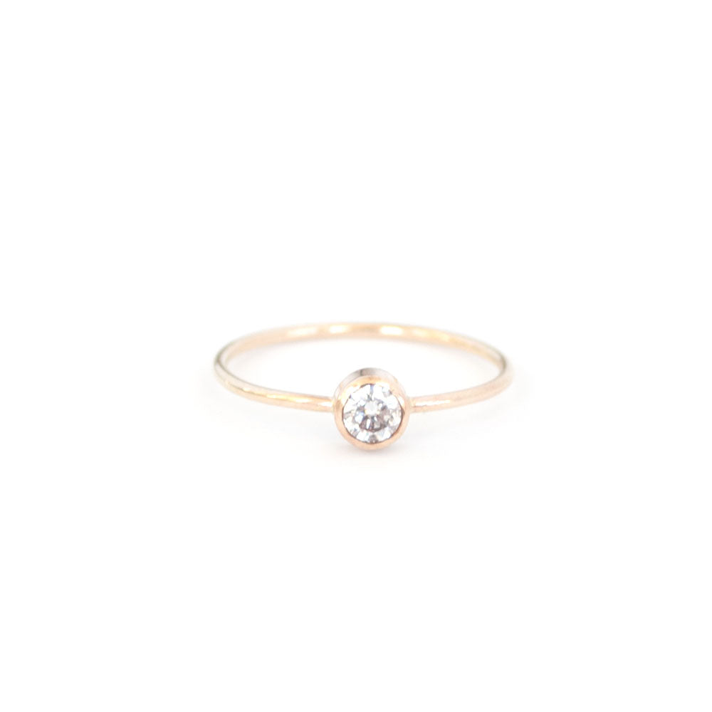 Clear Circa Stacking Ring - Favor Jewelry