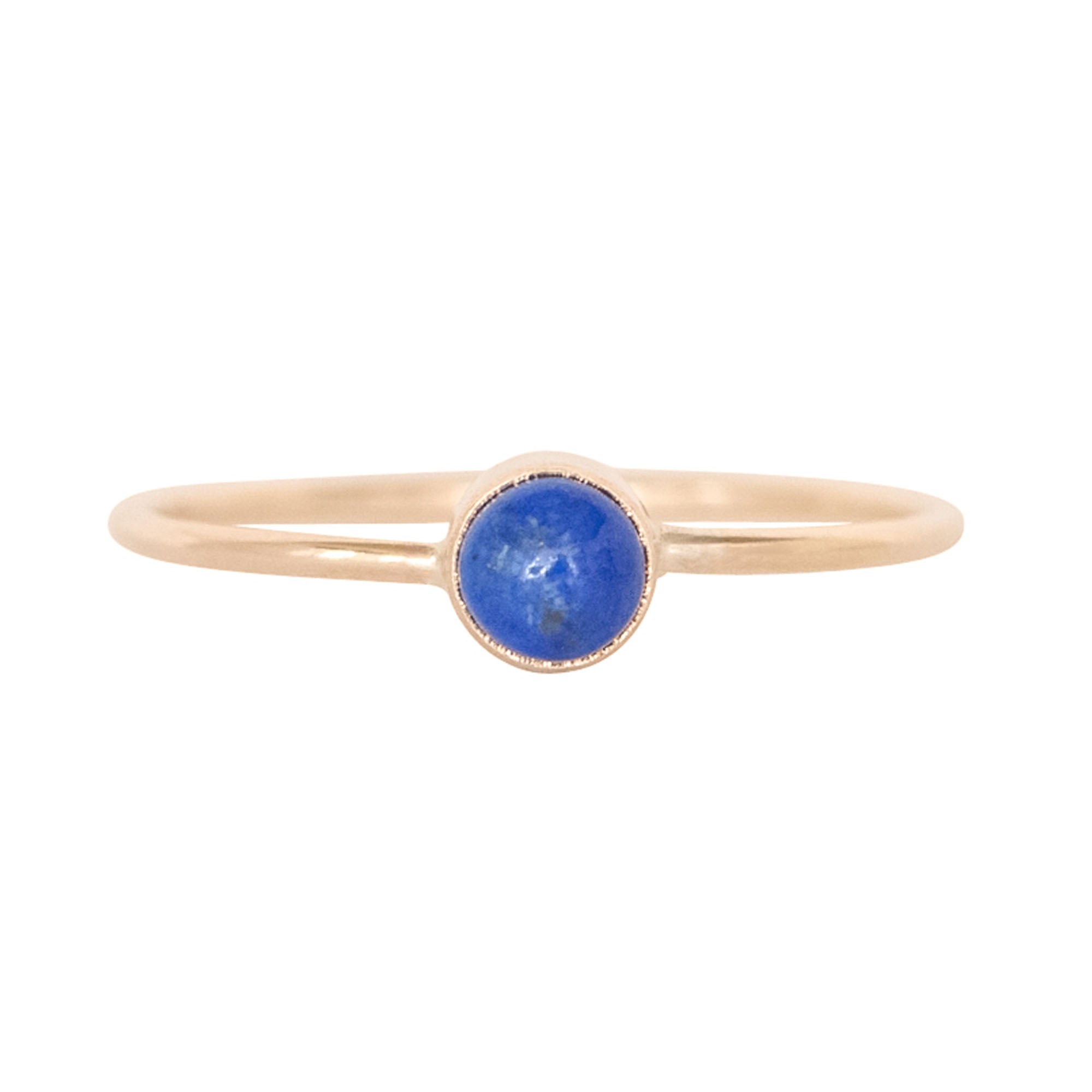 Blue Lapis Circa Stacking Ring - Favor Jewelry