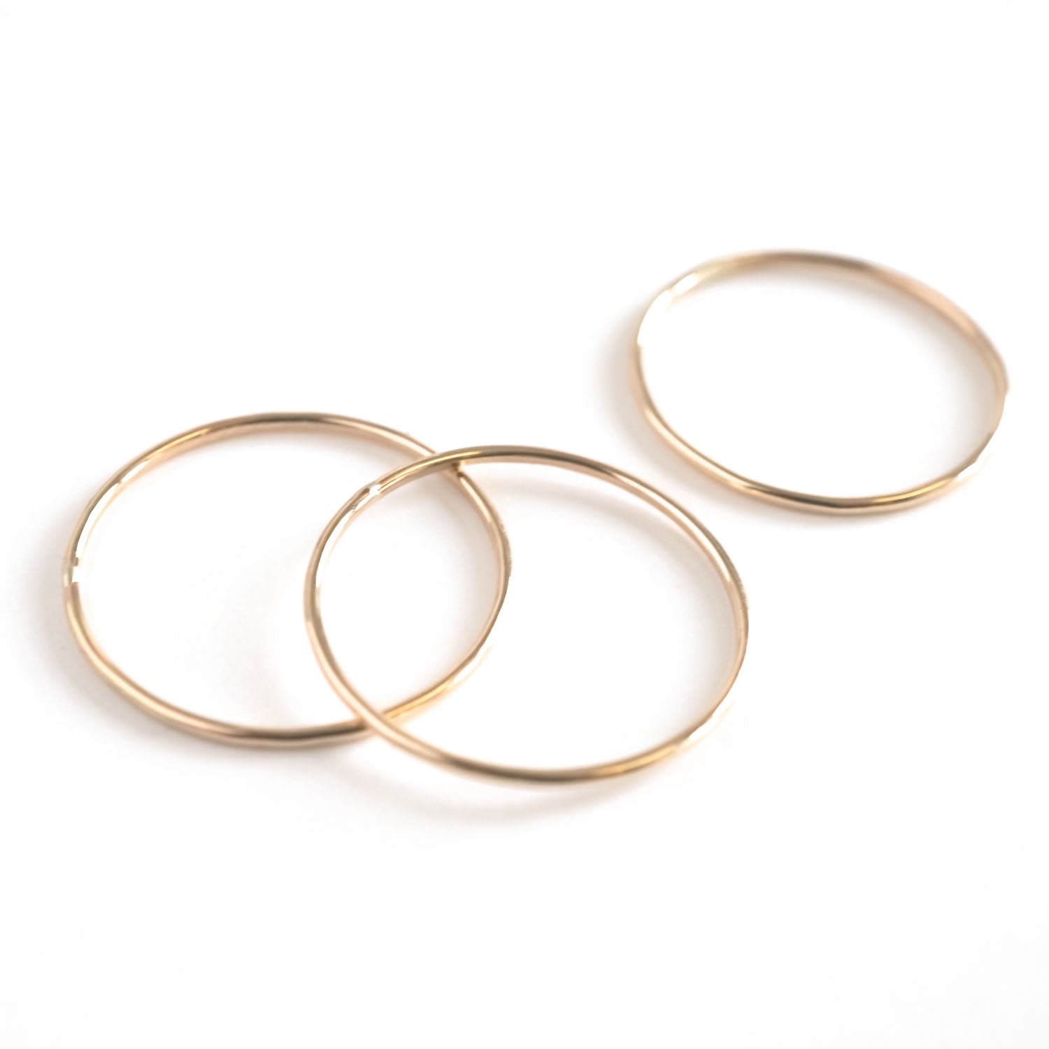 Lightweight Halo Stacking Ring - Favor Jewelry
