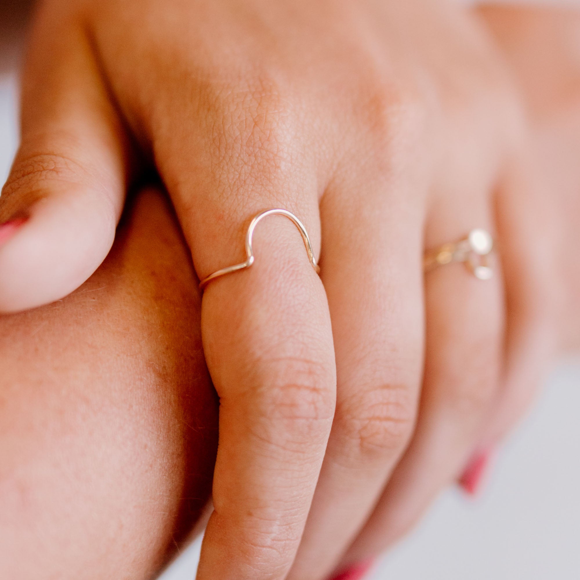 Glyph Curves Trio Stacking Ring Set