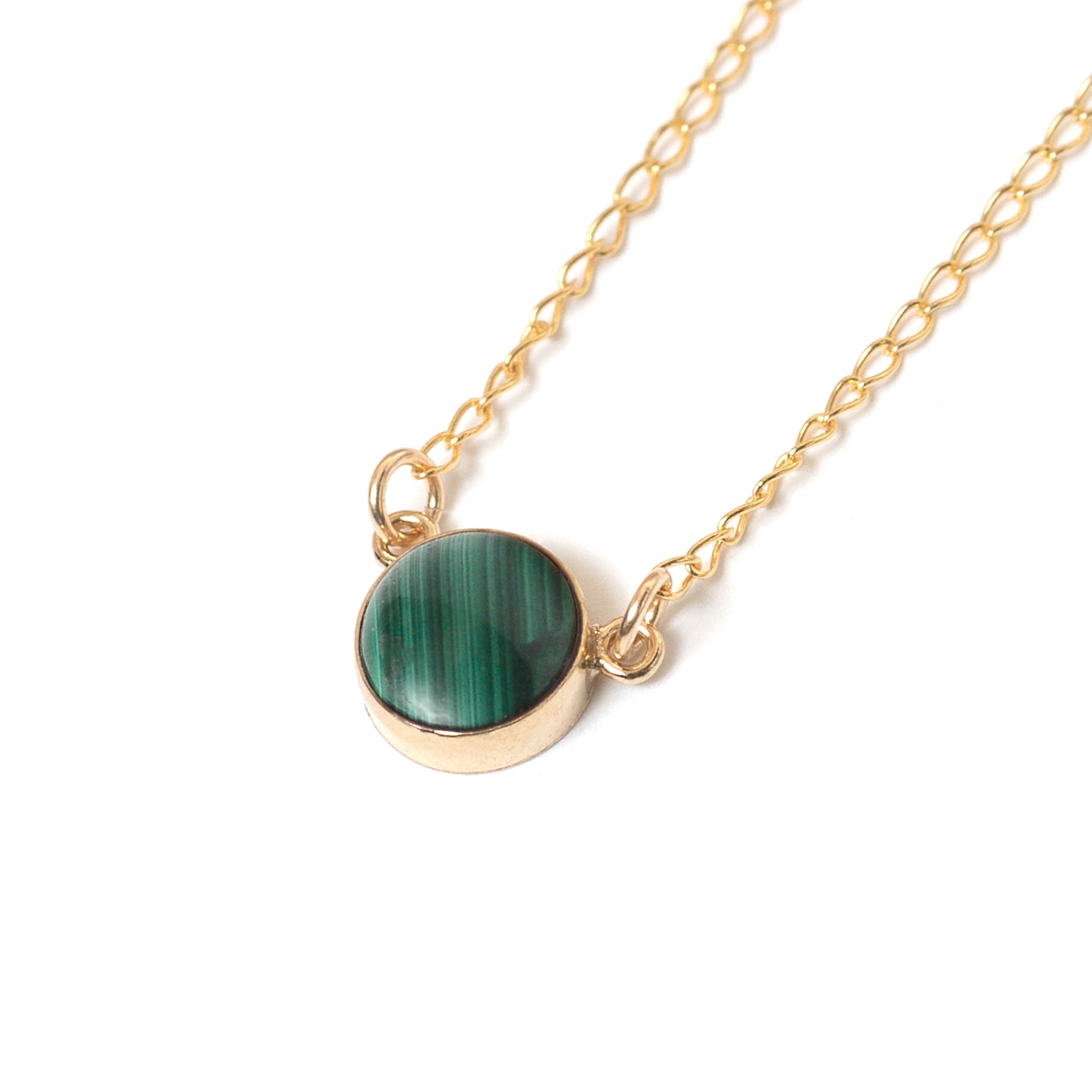 Malachite Curio Gemstone Necklace - Favor Jewelry