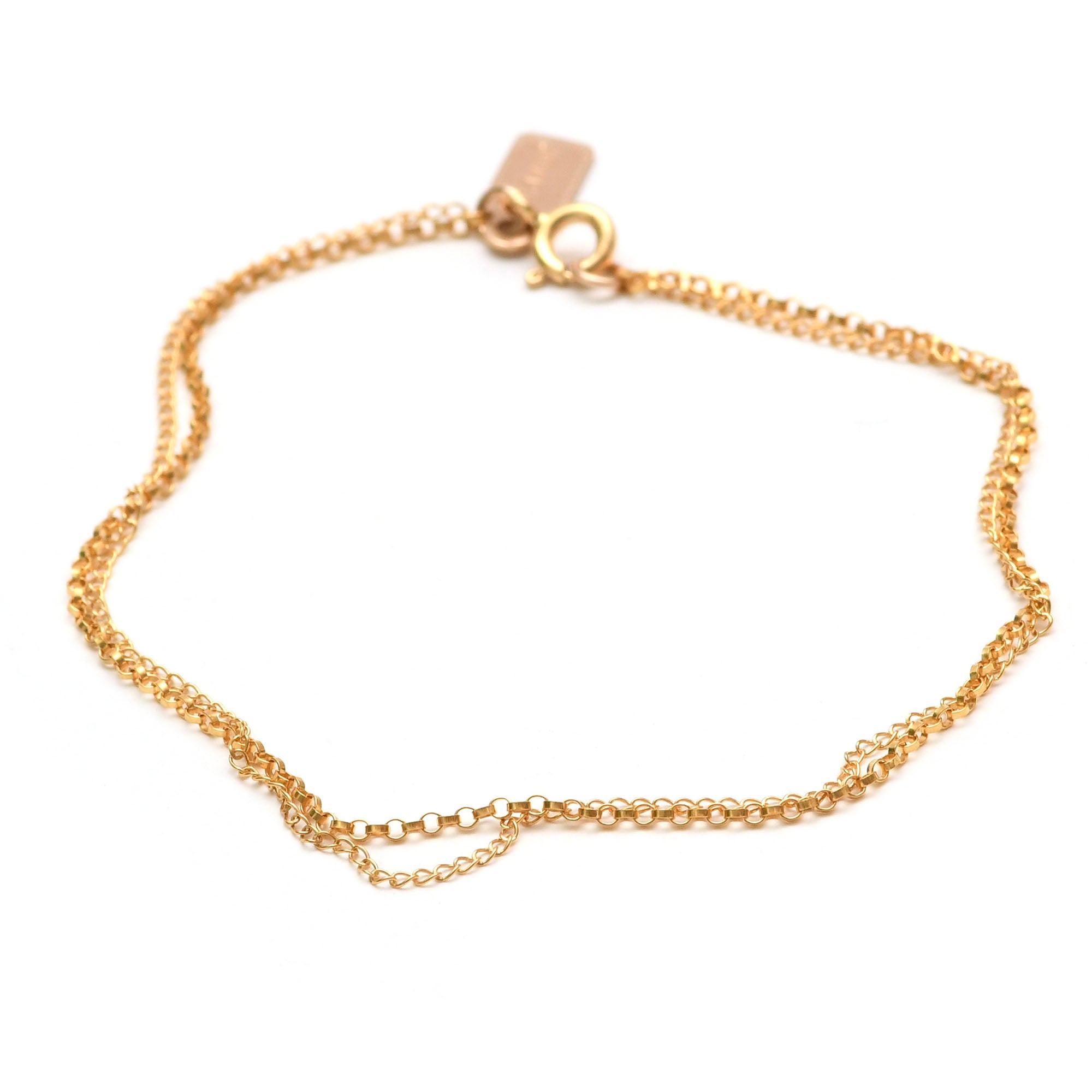 Double Chain Drape Bracelet - Favor Jewelry
