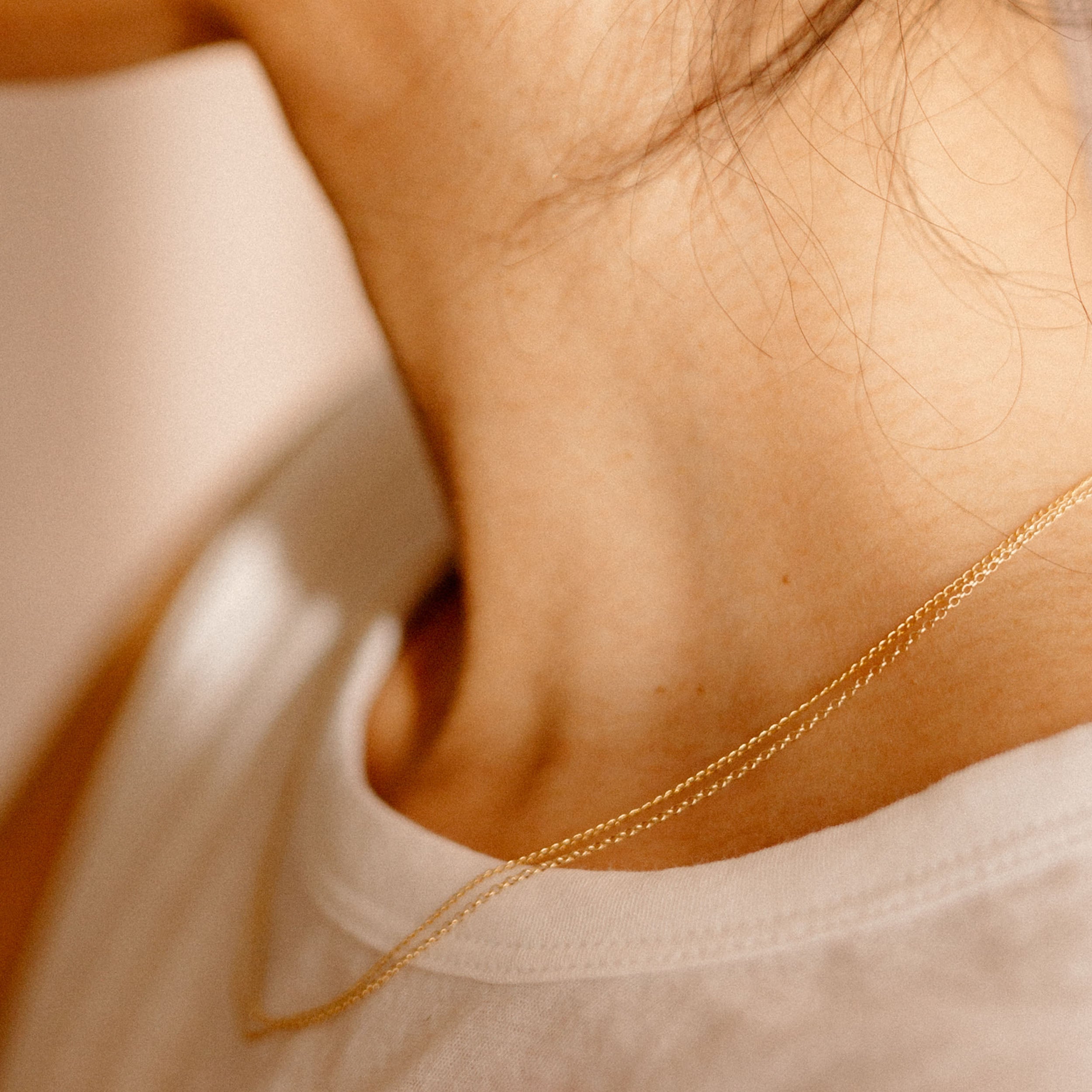 Double Chain Drape Necklace - Favor Jewelry