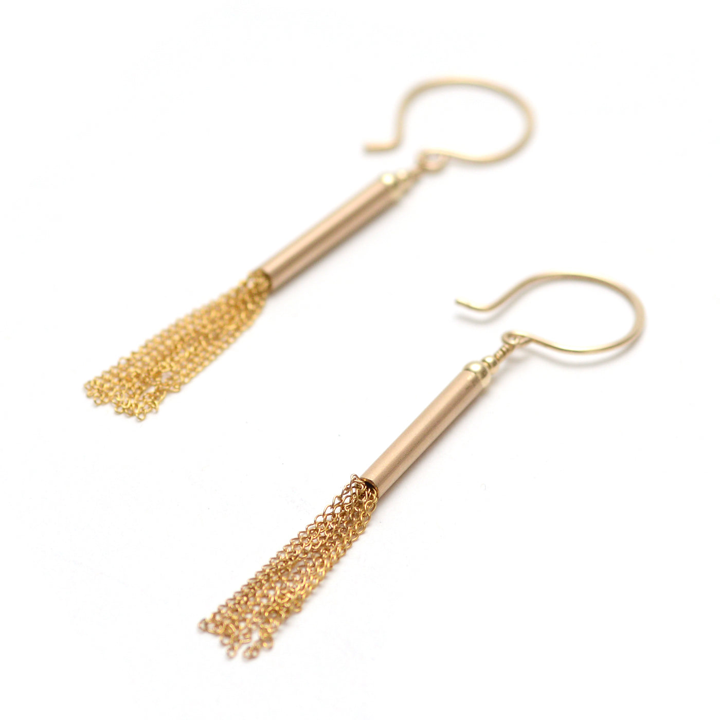 Chain Tassel Flare Earrings - Favor Jewelry