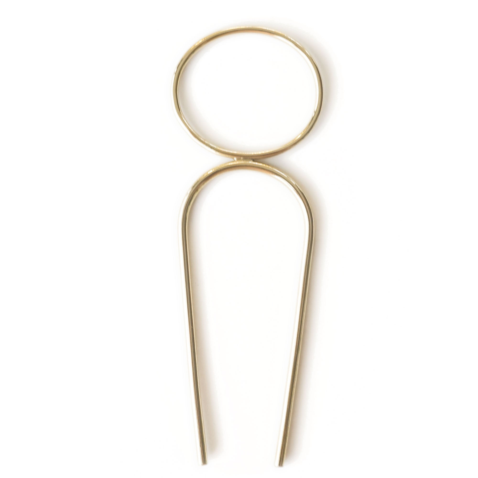 Modern Oval Hair Pin - Favor Jewelry