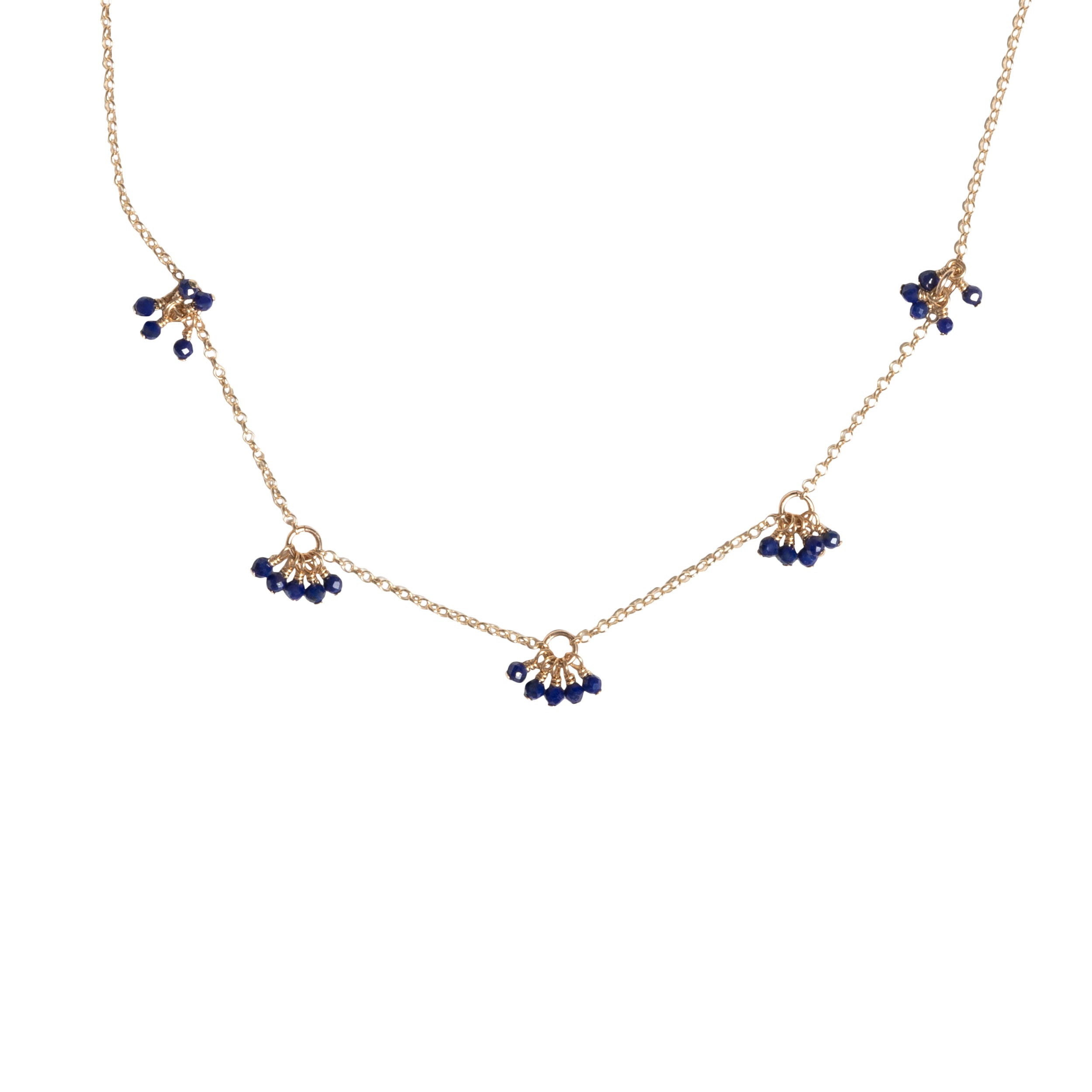 Lapis Gemstone Mimic Necklace - Favor Jewelry