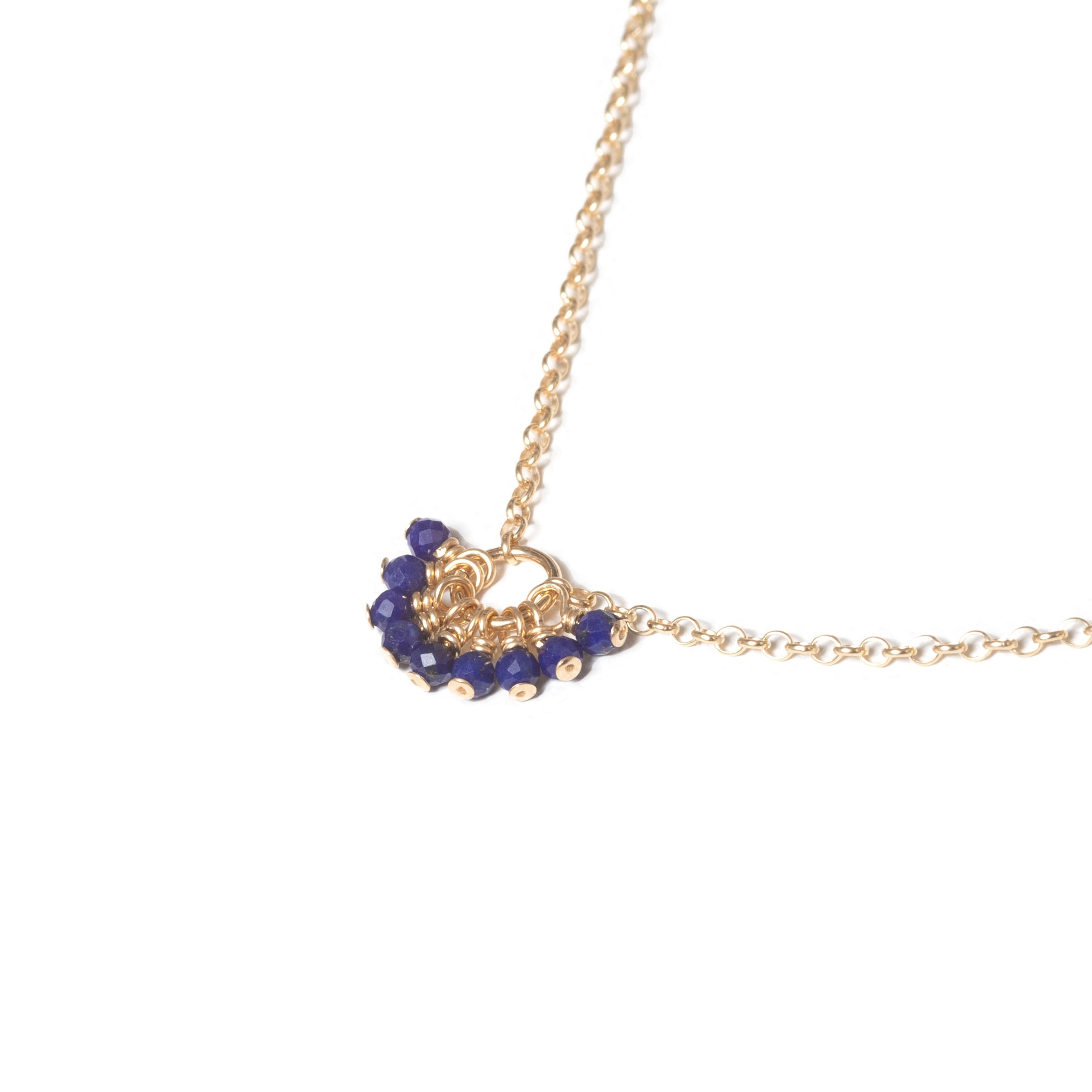Lapis Gemstone Token Necklace - Favor Jewelry