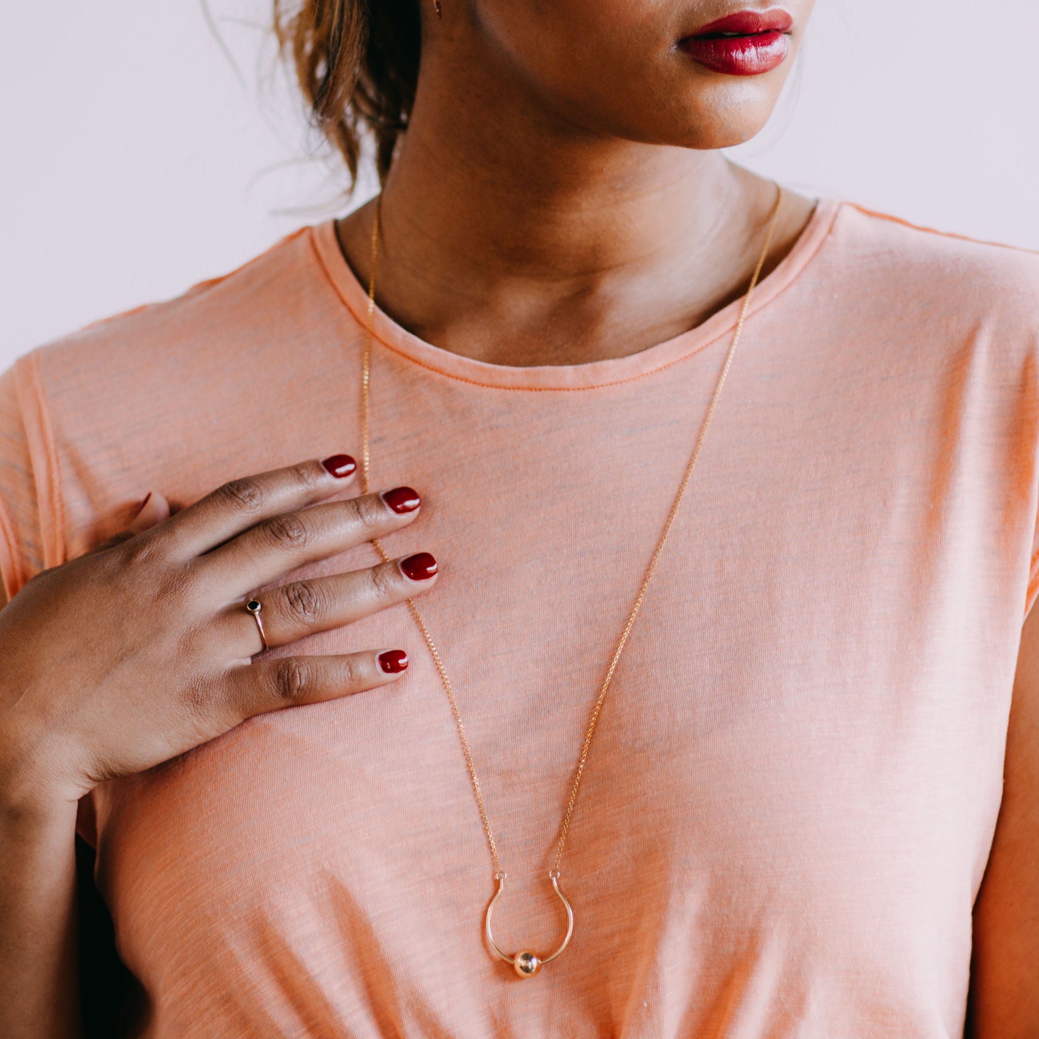 Long Bajo Bead Necklace - Favor Jewelry