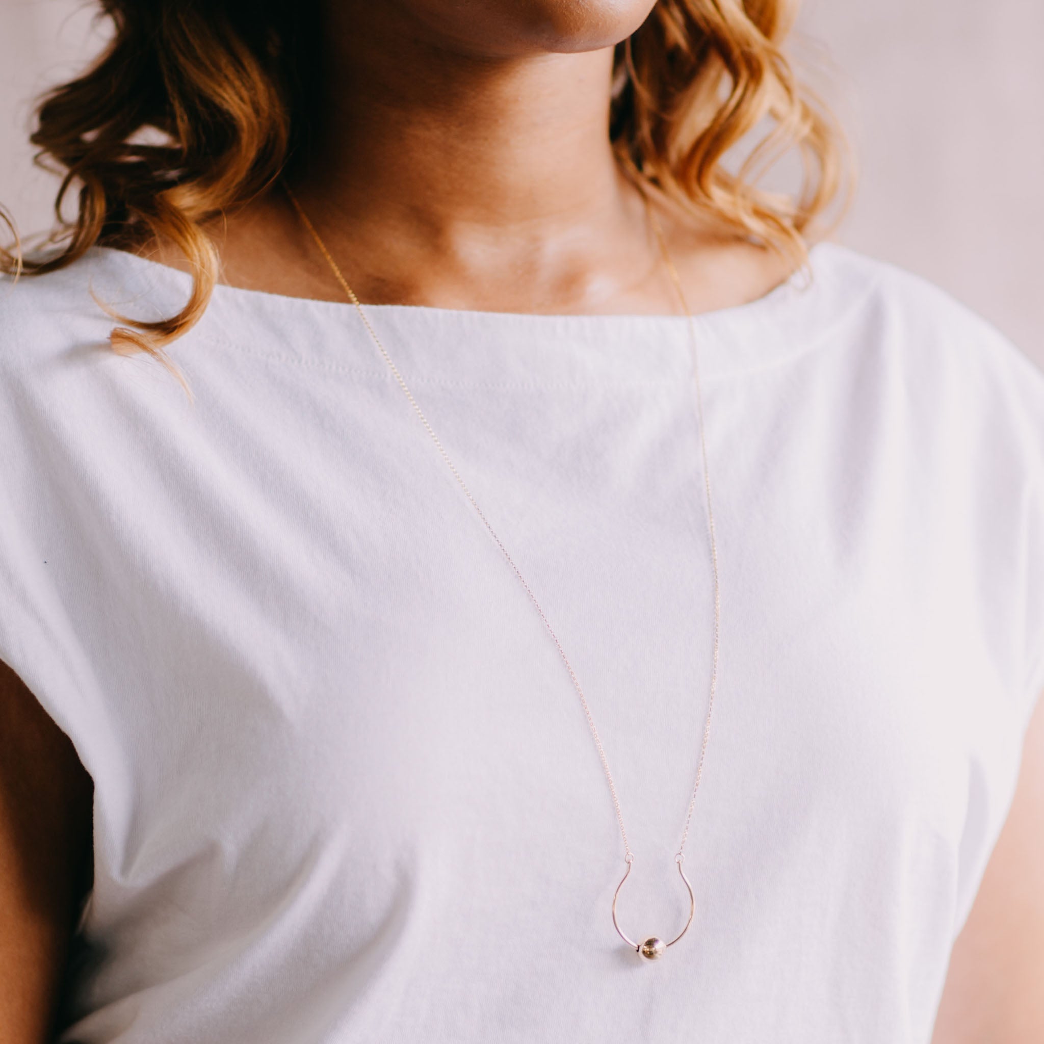 Long Bajo Bead Necklace - Favor Jewelry