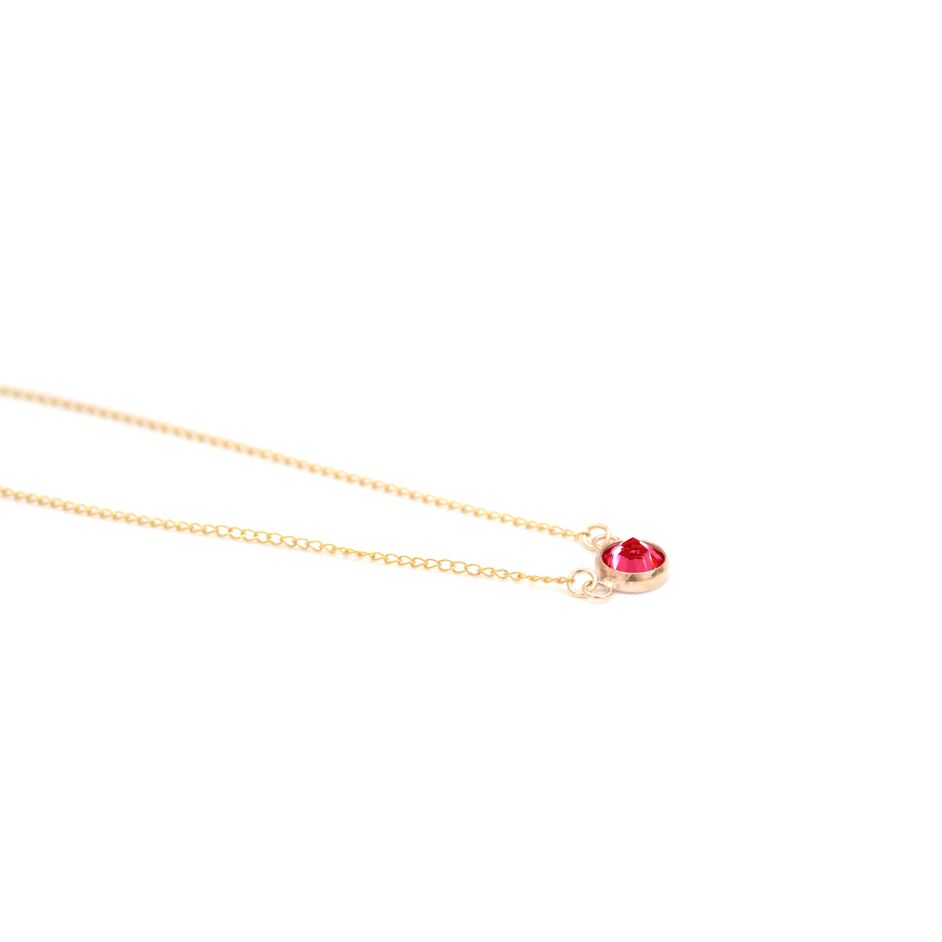 Red Thorn Gemstone Necklace - Favor Jewelry