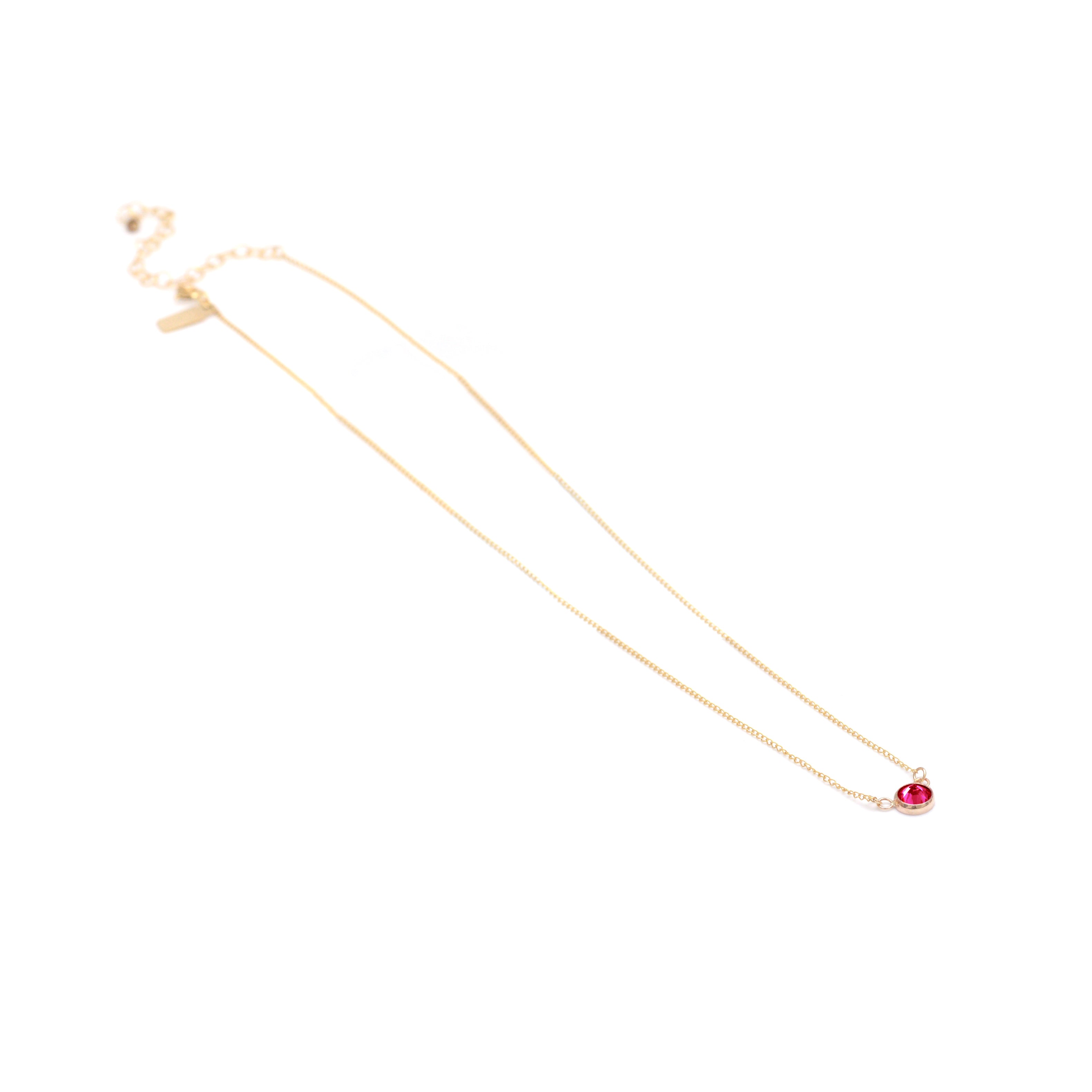 Red Thorn Gemstone Necklace - Favor Jewelry