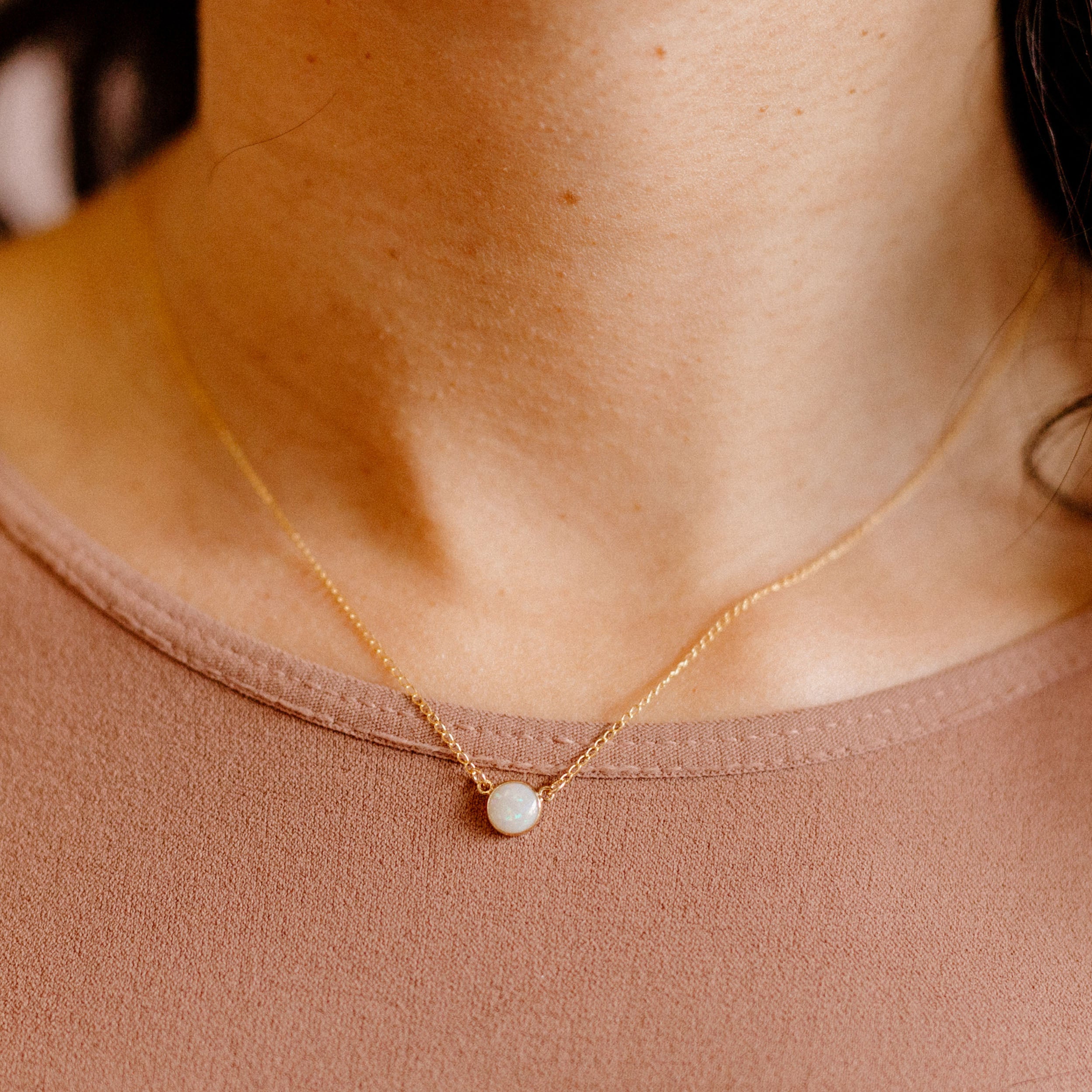 Opal Curio Gemstone Necklace - Favor Jewelry