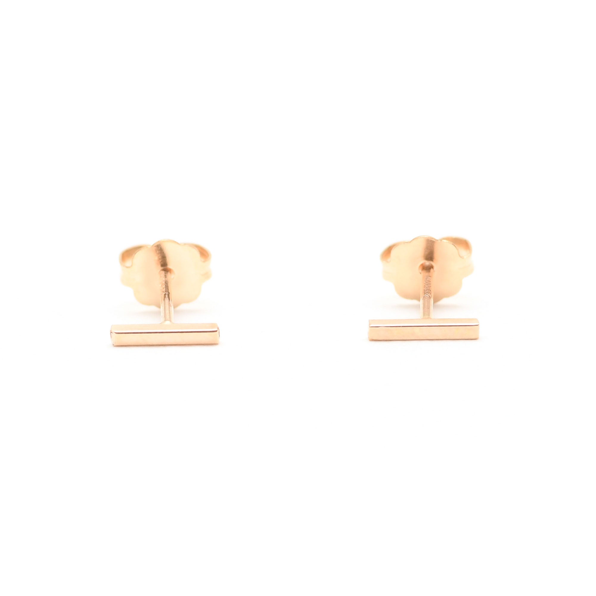 Ultra Tiny Micro Dash Post Earrings - Favor Jewelry