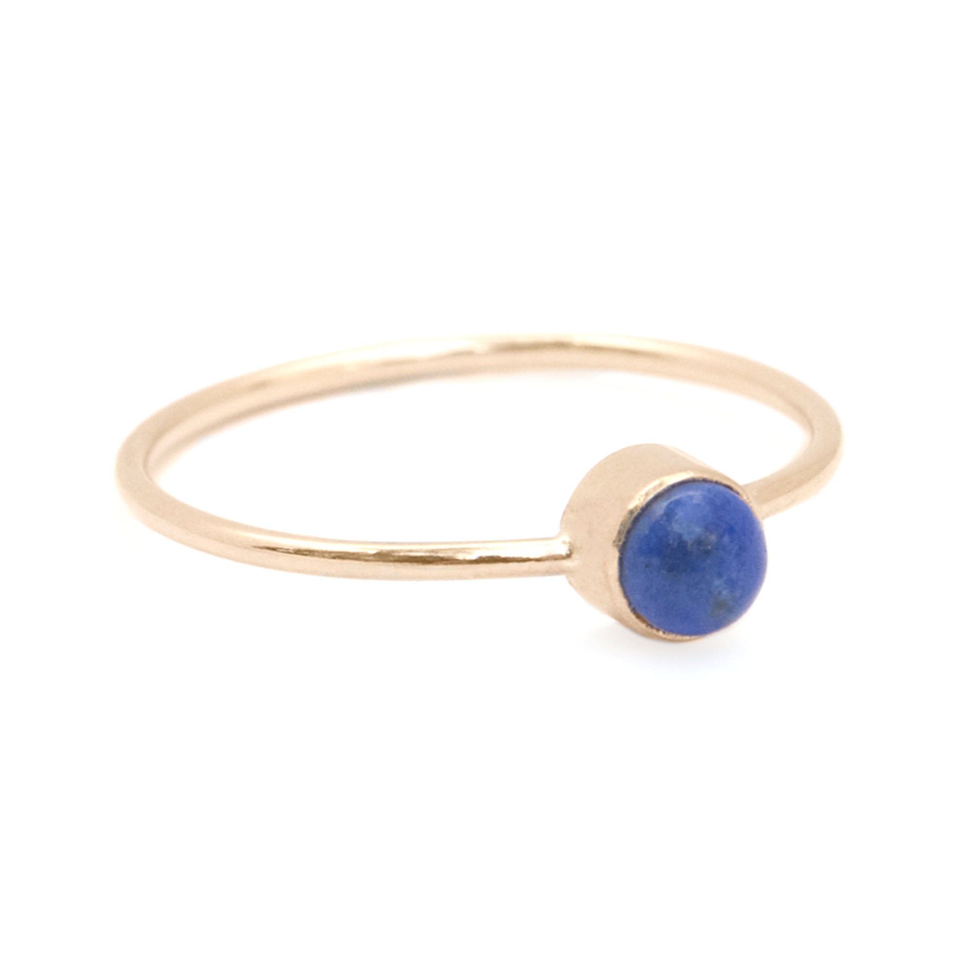 Blue Lapis Circa Stacking Ring - Favor Jewelry