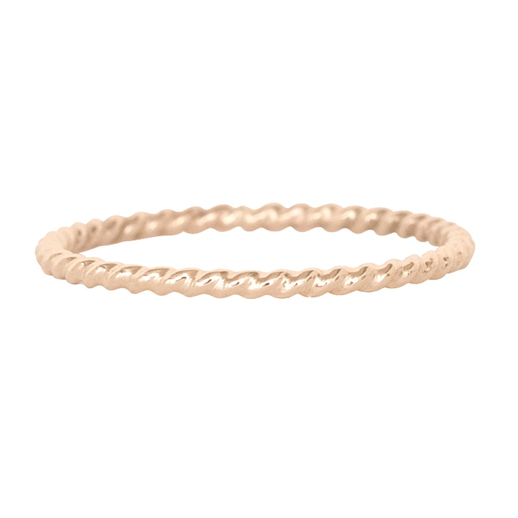 14k Gold Fill Twist Stacking Ring - Favor Jewelry