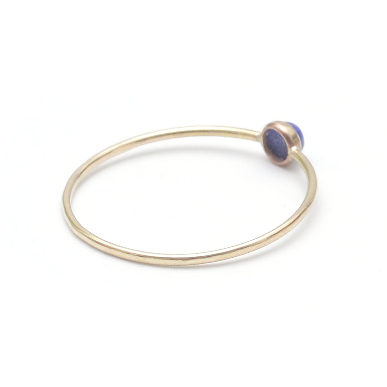 Lapis Micro Dot Stacking Ring - Favor Jewelry