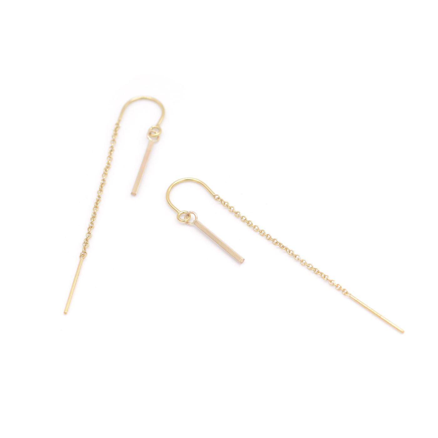 Minimal Tinsel Ear Thread Earrings - Favor Jewelry