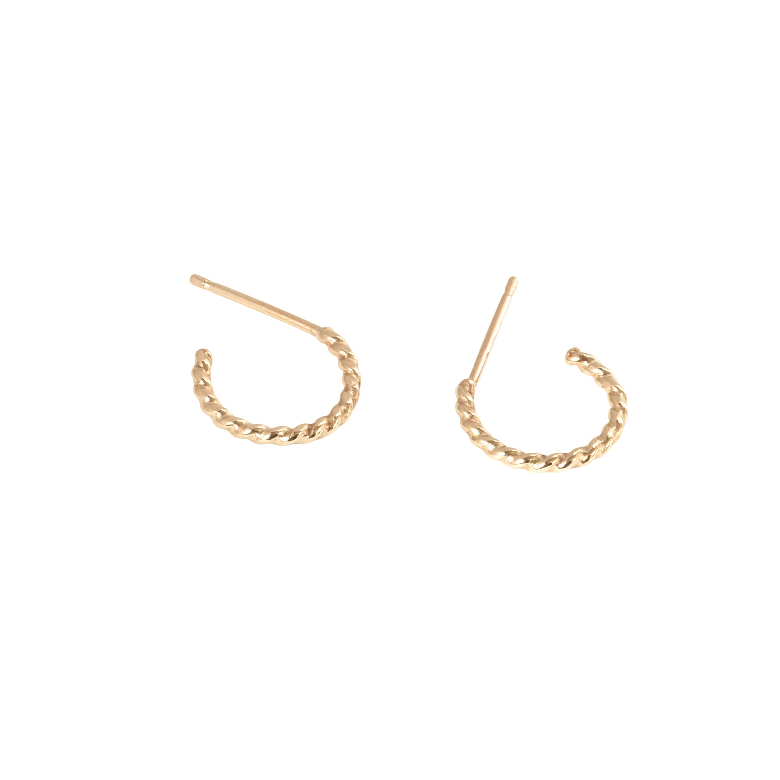 Lightweight Twist Hoops for Sensitive Ears - Favor Jewelry